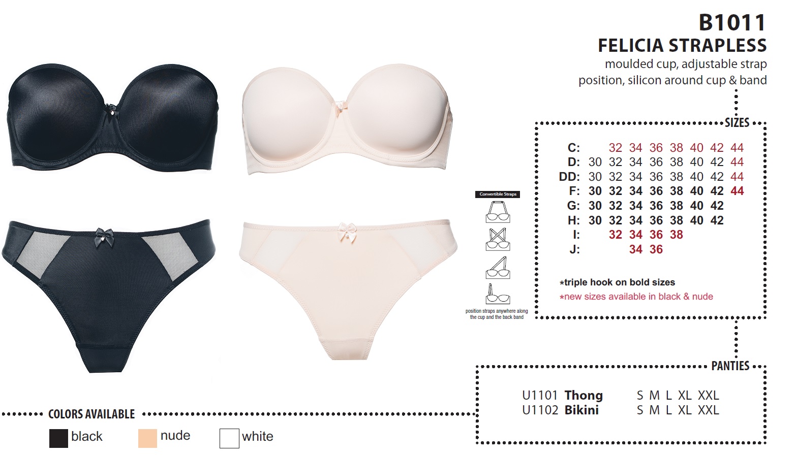 Fit Fully Yours Lingerie – Felicia Strapless