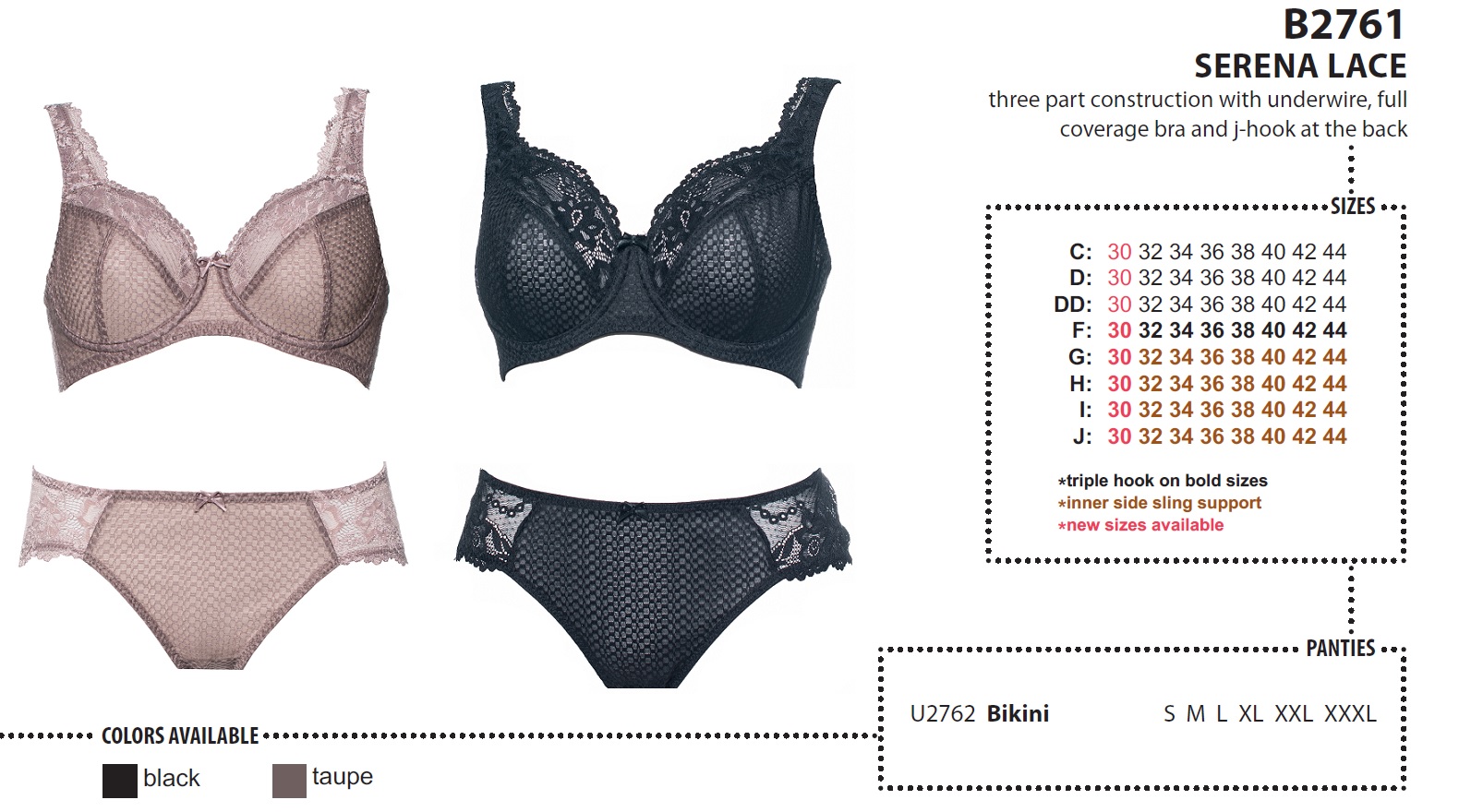 Fit Fully Yours Lingerie – Serena Lace