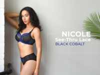 Nicole See-Thru Lace – Black Cobalt