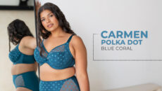 Carmen Polka-Dot – Blue Coral